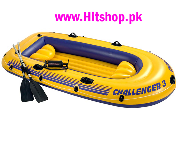 Intex Challenger 3 Inflatable Boat Set